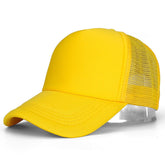 Casquette Trucker Décontractée - Jaune / Unique