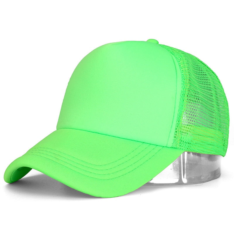 Casquette Trucker Fluo - Vert-fluo / Unique