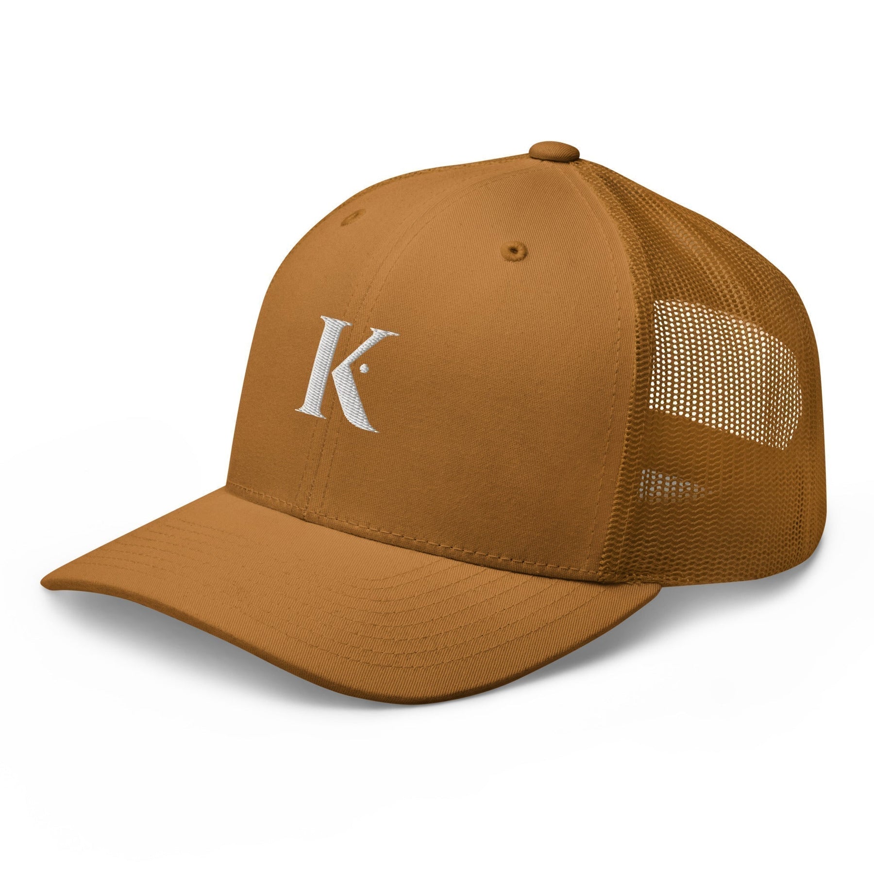 Casquette Trucker K Broderie - Marron vif / Unique
