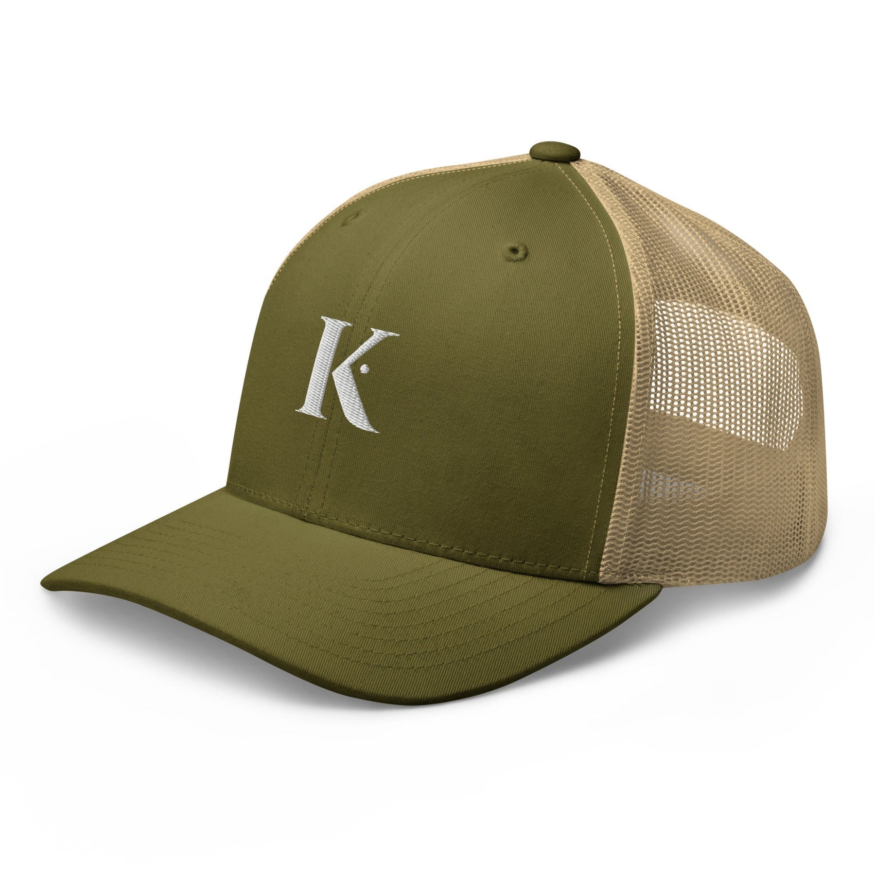 Casquette Trucker K Broderie - Vert kaki / Unique