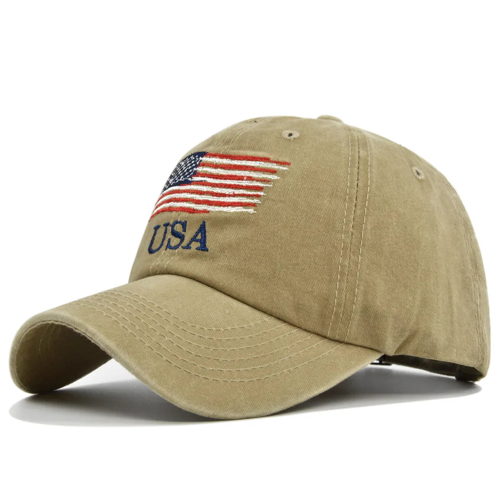Casquette USA Vintage - Beige / Unique
