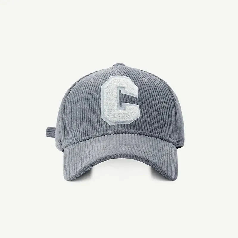 Casquette velours C - Gris / Unique