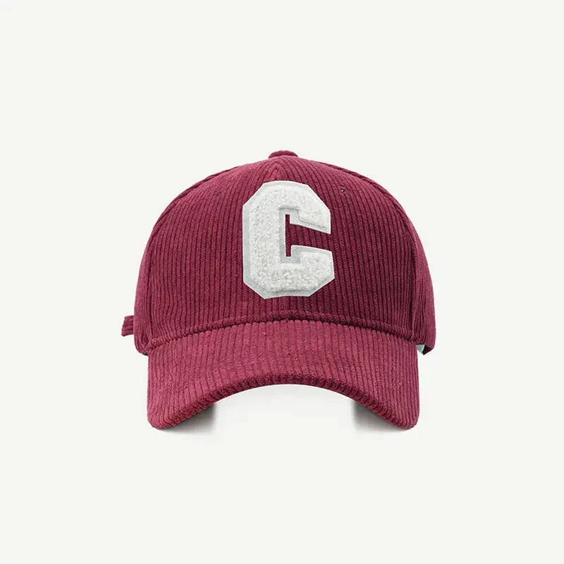 Casquette velours C - Rouge / Unique