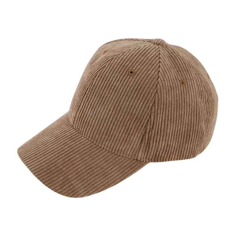 Casquette Velours Cotelé Homme - Marron / Unique