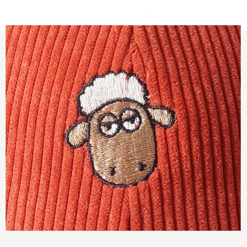 Casquette velours mouton