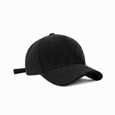 Casquette Velours Noir Femme - Noir / Unique