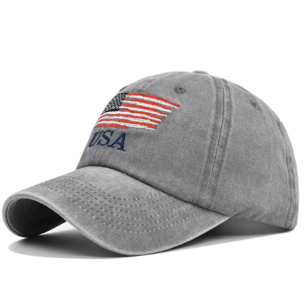 Casquette Baseball Vintage Savannah Grise Réglable - Taille Adulte OSFA