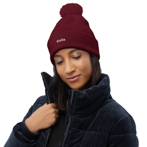 Bonnet à Pompon Personnalisé