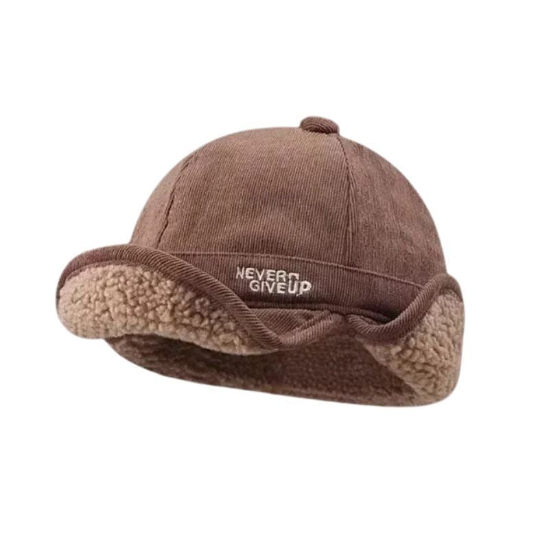 Bonnet Brodé Homme - Marron / Unique