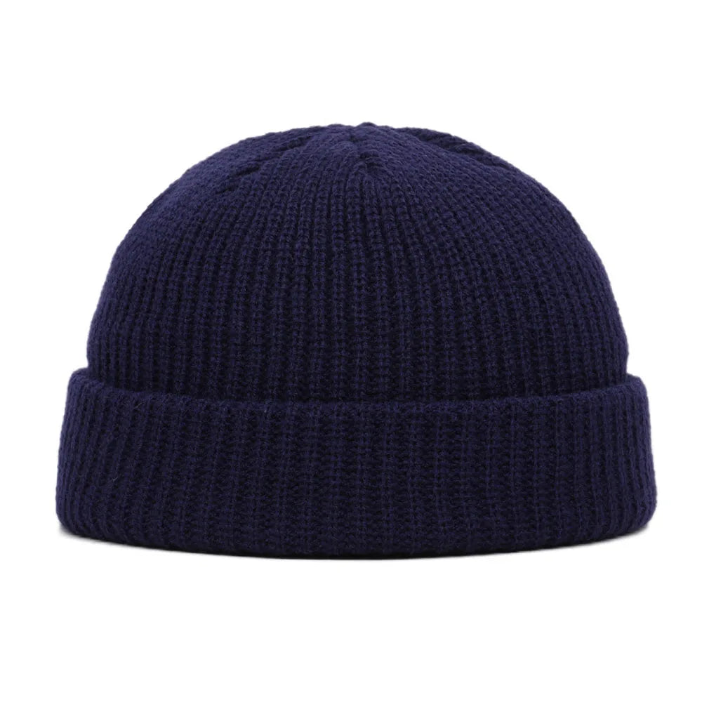 Bonnet Homme Court - Bleu marine / Unique