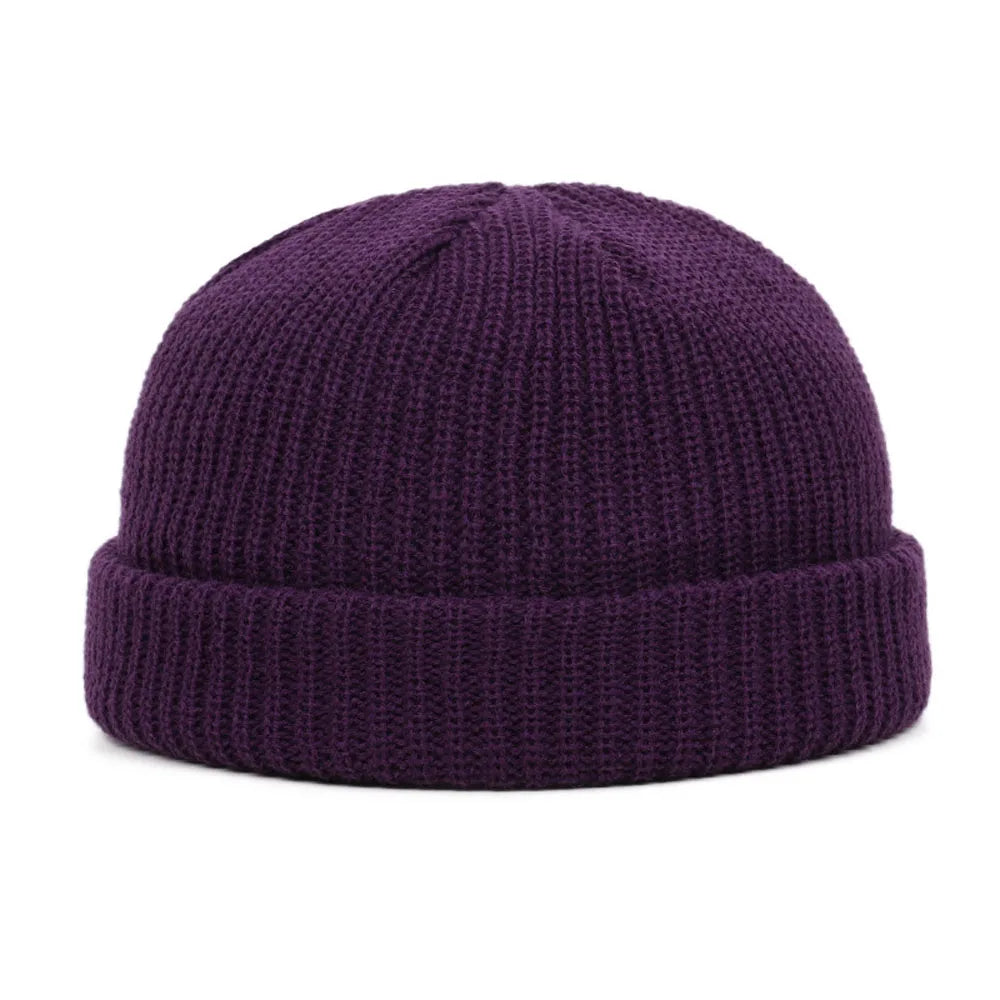 Bonnet Noir Homme - Violet / Unique