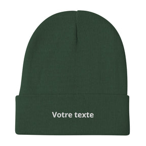 Bonnet Personnalisable - Vert Foncé / Unique