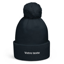 Bonnet Personnalisé Femme - Bleu marine / Unique