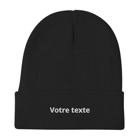 Bonnet Personnalisé - Noir / Unique