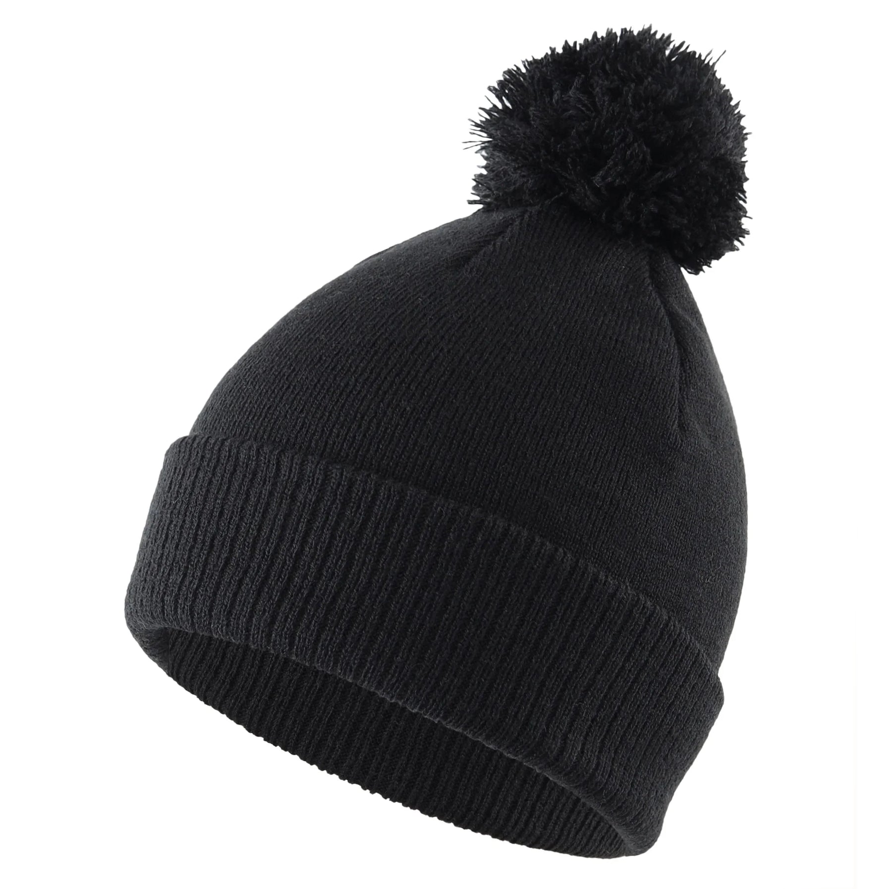Bonnet Pompon Homme - Noir / Unique