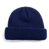 Bonnet tricoté Low - Bleu-Marine / Unique