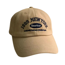 Casquette Américaine New York - Beige / Unique
