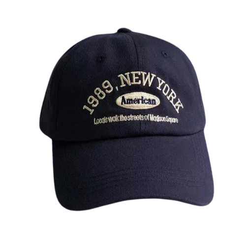 Casquette Américaine New York - Bleu-Marine / Unique