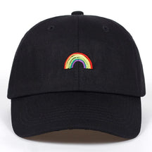 Casquette Arc en Ciel - Noir / Unique