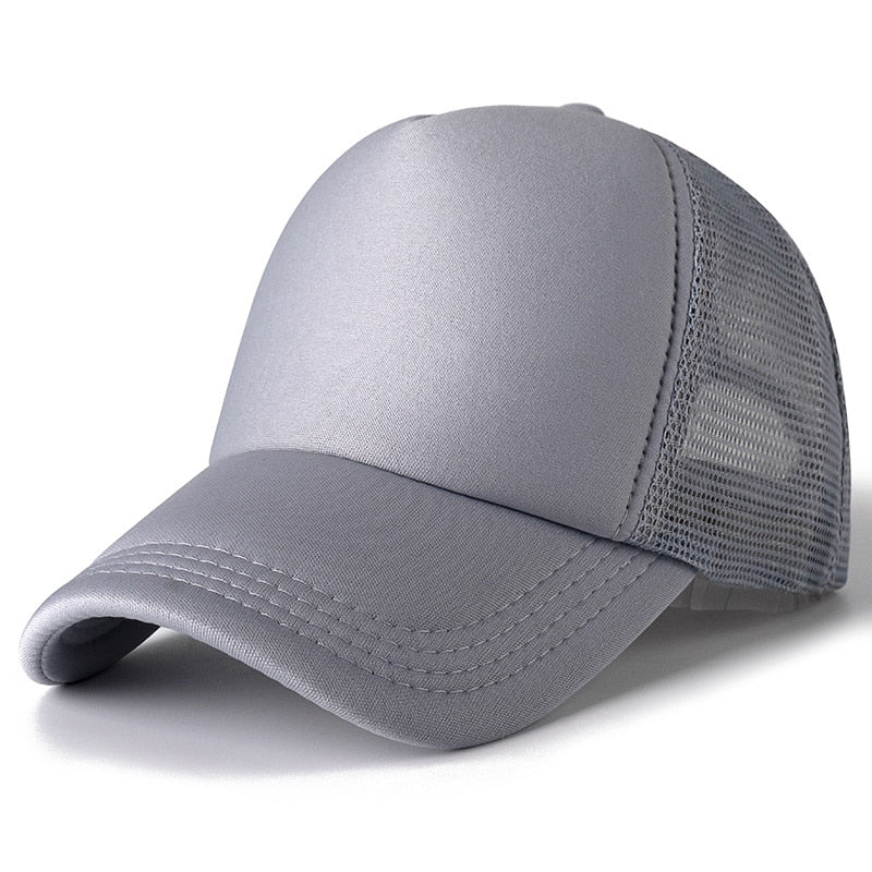Casquette Avec Filet - Gris / Unique
