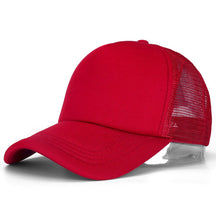 Casquette Avec Filet - Rouge / Unique