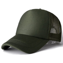 Casquette Avec Filet - Vert-foncé / Unique