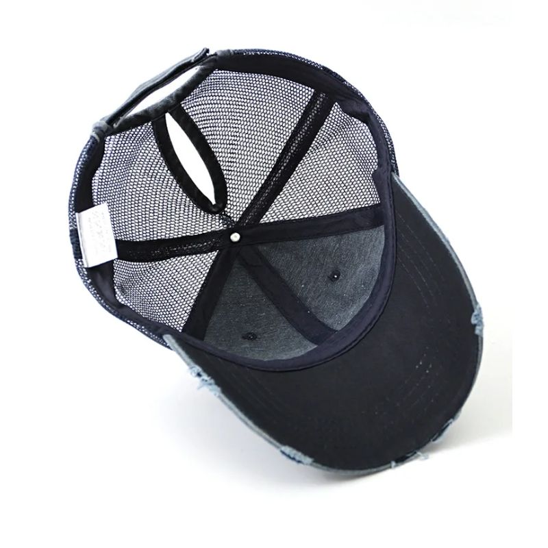 Casquette avec Trou Pour Queue de Cheval