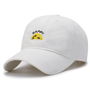 Casquette Baseball Happy - Blanc / Unique