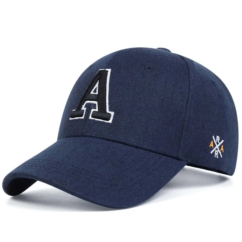 Casquette Brodée A - Bleu-marine / Unique