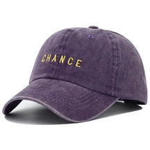 Casquette Brodée Chance - Violet / Unique