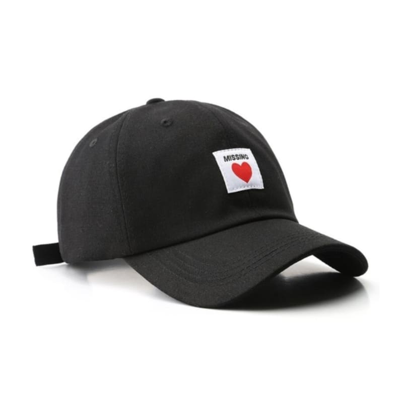 Casquette Brodée Missing love - Noir / Unique