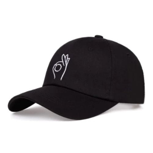 Casquette Brodée Ok - Noir / Unique