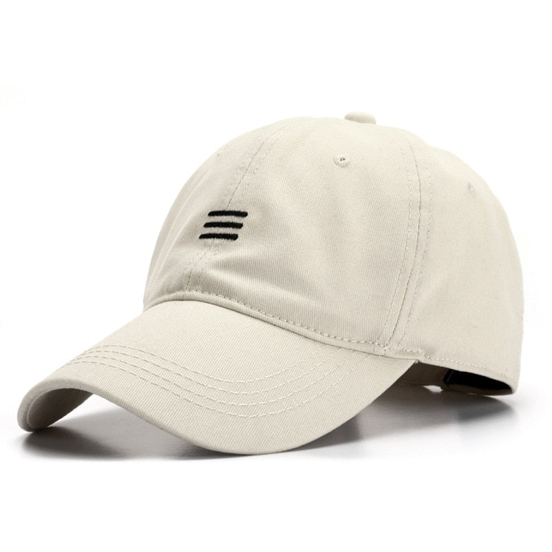 Casquette Brodée Three - Beige / Unique