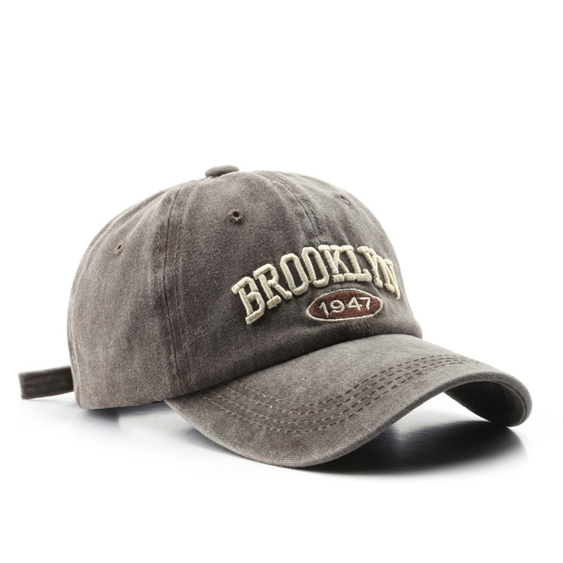 Casquette Brooklyn Brodée - Marron / Unique