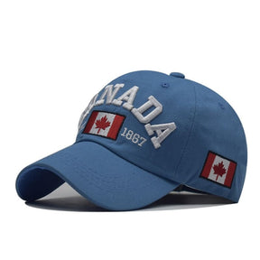 Casquette Canada Brodée - Bleu / Unique