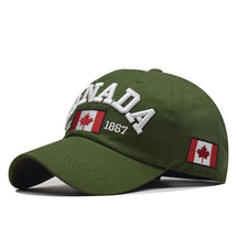 Casquette Canada Broderie - Vert / Unique