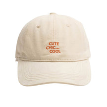 Casquette Cute Chic Cool - Beige / Unique