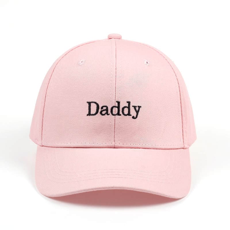Casquette Daddy Brodée - Rose / Unique