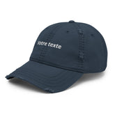 Casquette De Baseball Personnalisée - Bleu marine / Unique