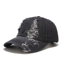 Casquette Denim Déchirée