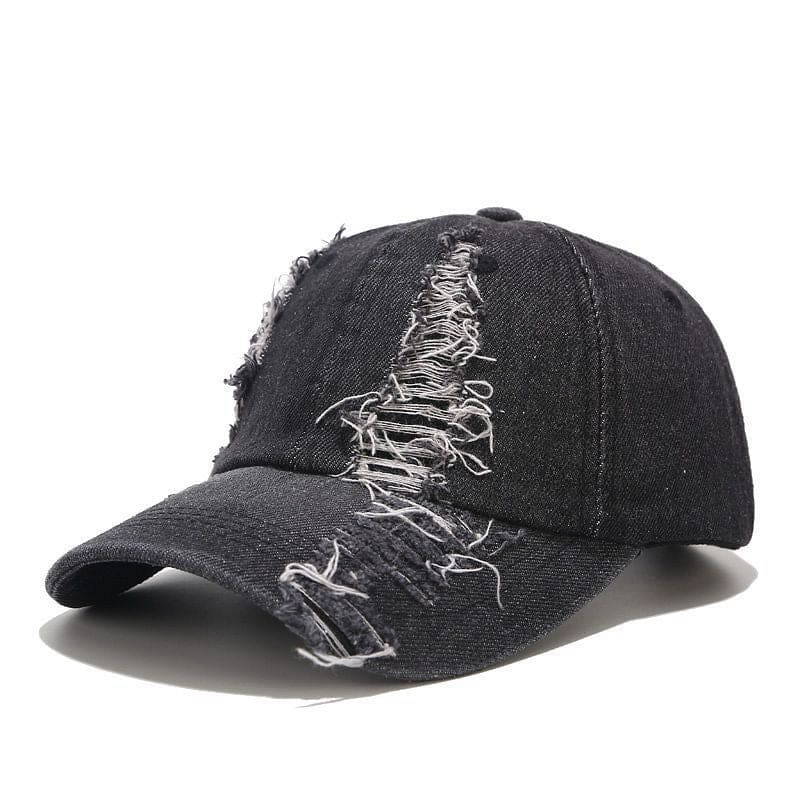Casquette Denim Usée - Noir / Unique