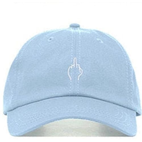 Casquette Doigt d’Honneur - Bleu / Unique