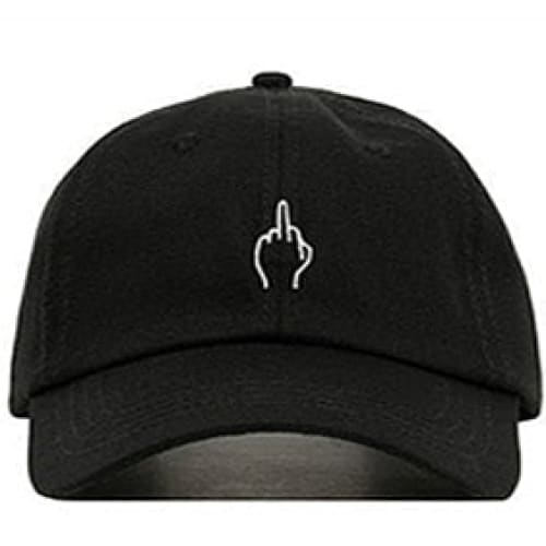 Casquette Doigt d’Honneur - Noir / Unique