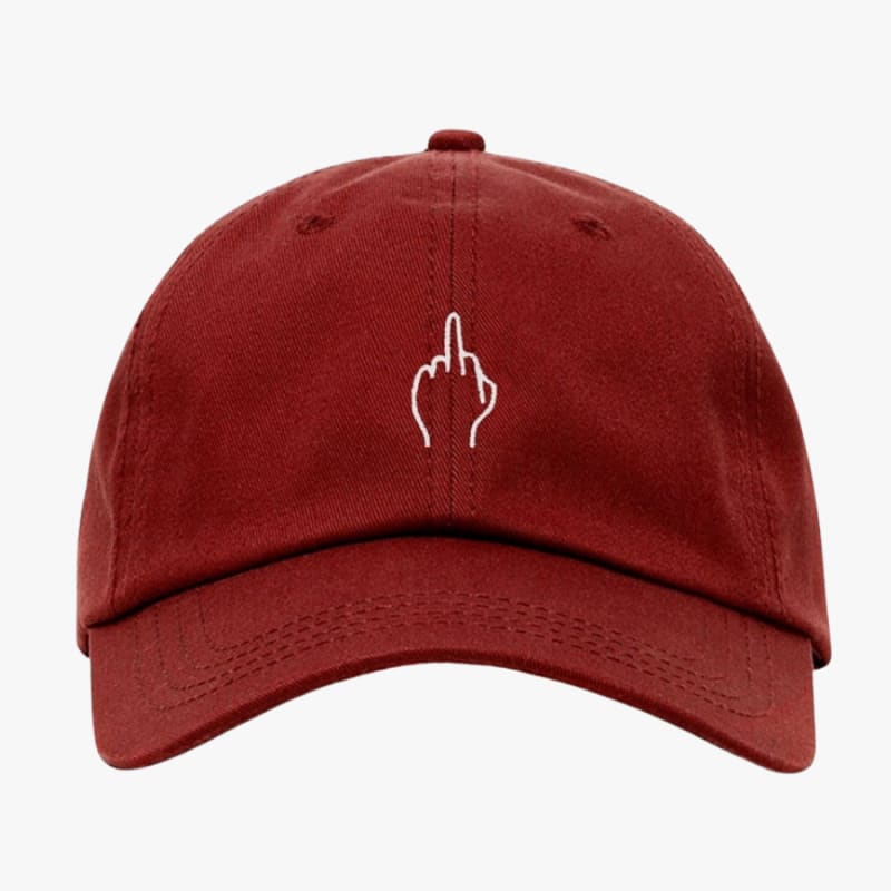 Casquette Doigt d’Honneur - Rouge / Unique