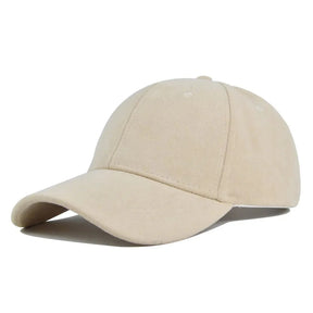 Casquette Effet Daim Beige / Unique - Kaskette®