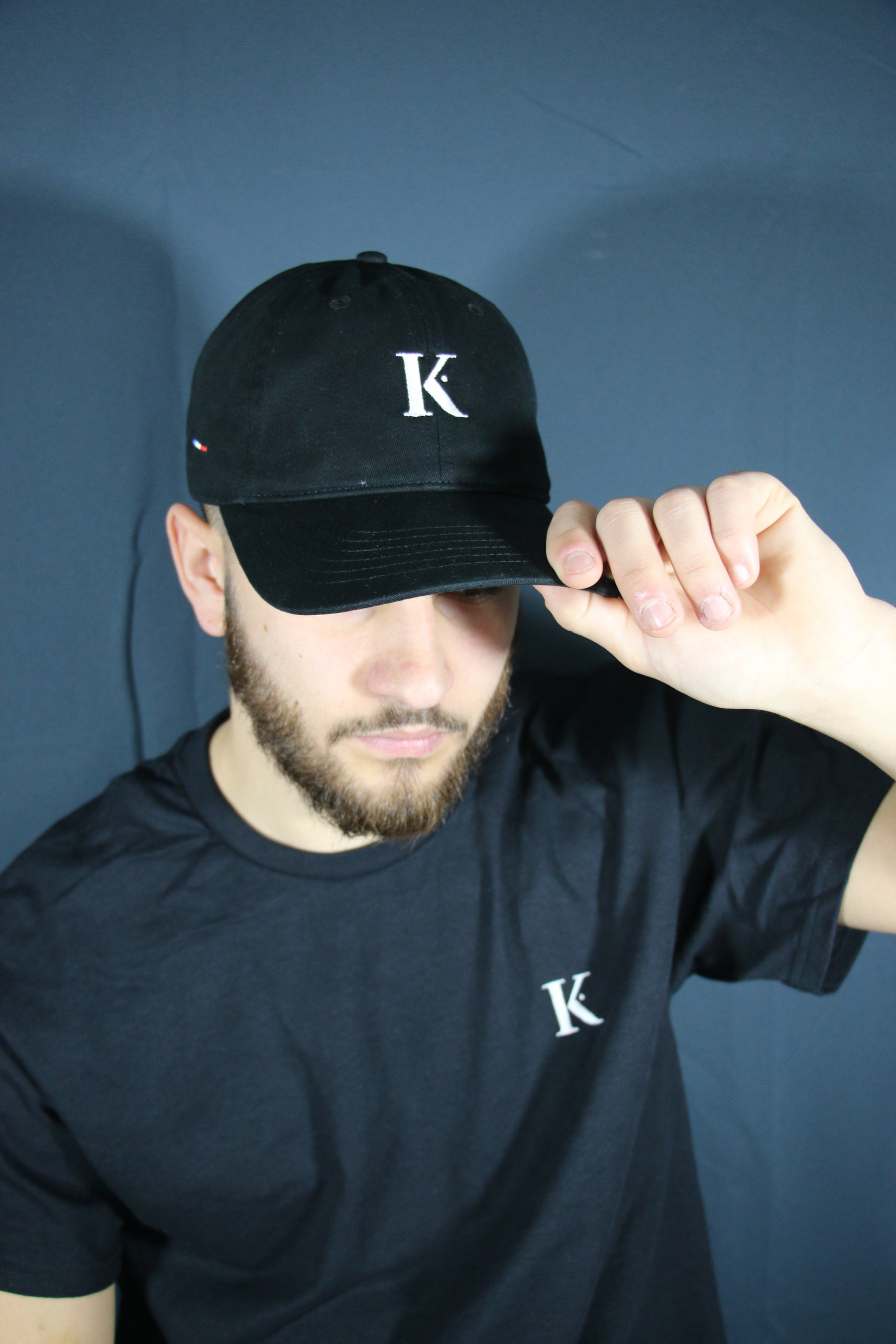 Casquette en Coton Bio Brodée K - Kaskette®