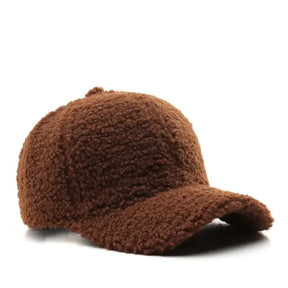 Casquette en laine simple Marron / Unique - Kaskette®