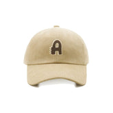 Casquette en velours A - Beige / Unique