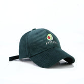 Casquette En Velours Avocat - Vert / Unique