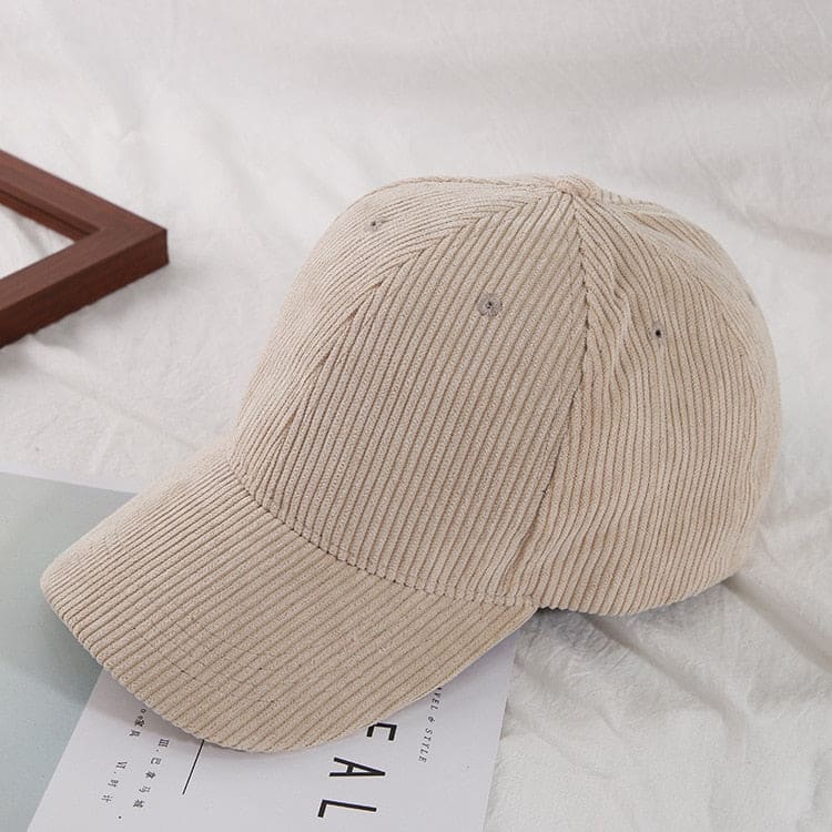 Casquette en velours - Beige / Unique